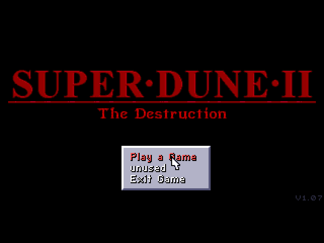 Dune II - The Battle for Arrakis  [Falcon030] [TT030] [OpenDune] atari screenshot